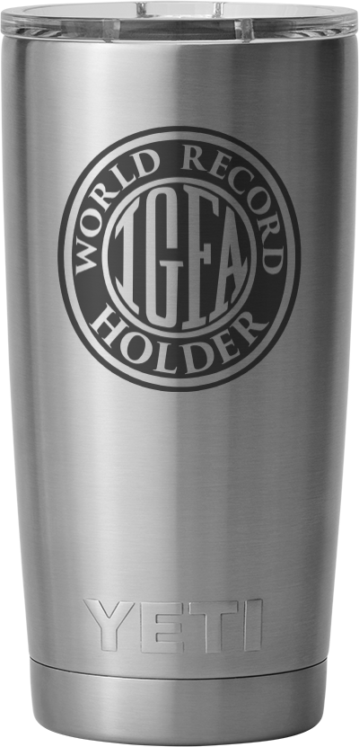 IGFA Yeti Stainless Steel 20oz World Record Holder Logo Rambler – IGFA Store