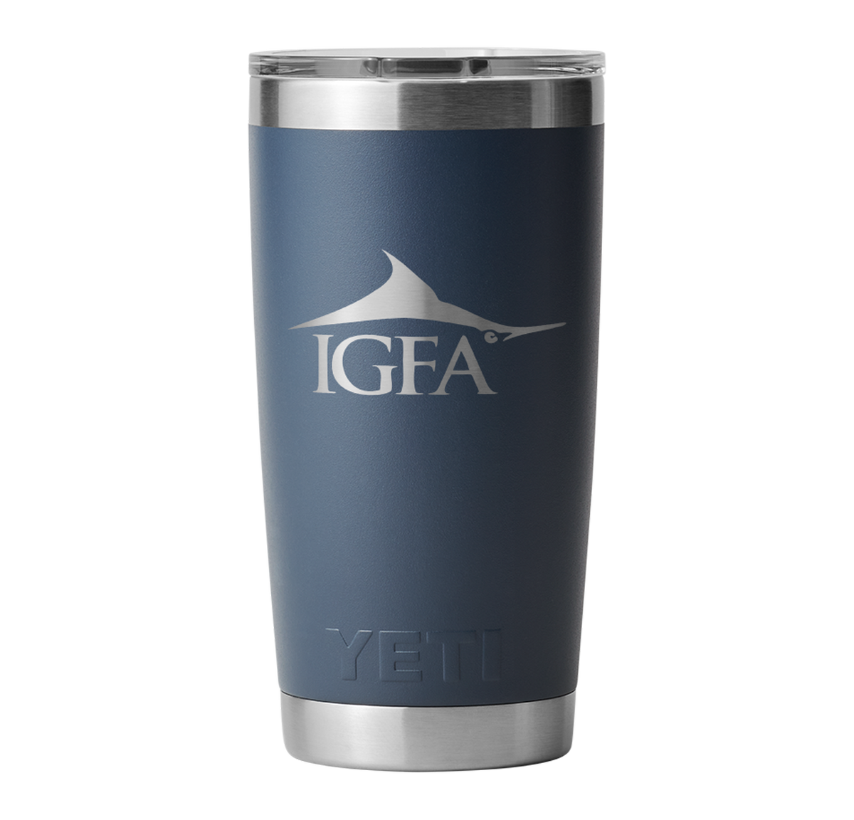 IGFA Yeti Navy 20oz Marlin Logo Rambler – IGFA Store