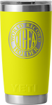 IGFA Yeti Firefly Yellow 20oz World Record Holder Logo Rambler