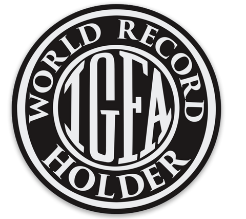 IGFA World Record Holder Sticker 4" x 4"