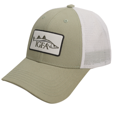 IGFA Sage Green Snook Trucker Hat