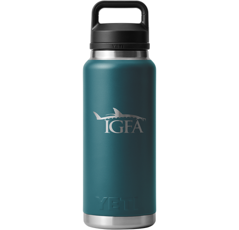 IGFA Yeti Agave Teal 36oz Tarpon Logo Bottle Rambler