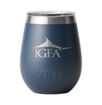 IGFA Yeti Navy 10oz Marlin Logo Wine Tumbler