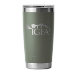 IGFA Yeti Camp Green 20oz Peacock Bass Logo Rambler