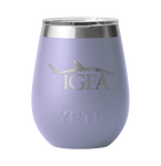 IGFA Yeti Cosmic Lilac 10oz Tarpon Logo Wine Tumbler