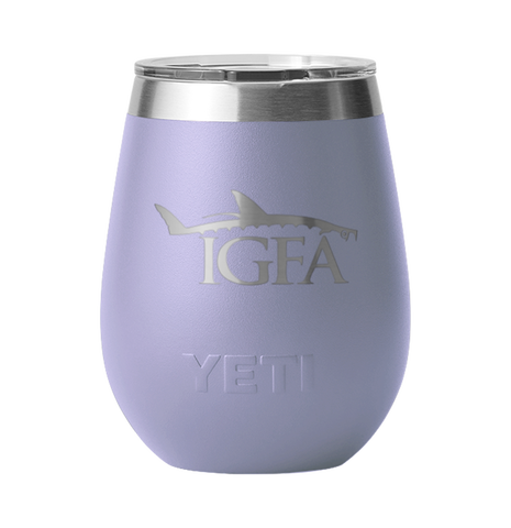 IGFA Yeti Cosmic Lilac 10oz Tarpon Logo Wine Tumbler