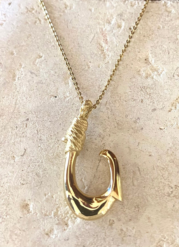 barb of fish hook Island Fish Hook 14K Yellow Gold Outside Barb – IGFA Store