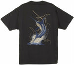 Guy Harvey Swordfish Strike Tee Black