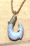 Sland Fish Hook Necklace Moose Antler Shed Double Barb